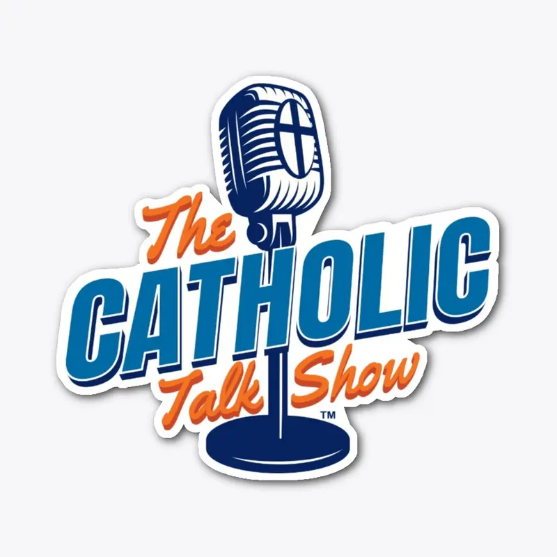 Catholic Talk Show Die-Cut Sticker